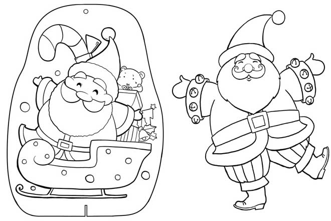 Hình tô màu ông già tuyết Hình tô màu ông già tuyết