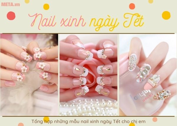 Nail Tết đẹp sành điệu