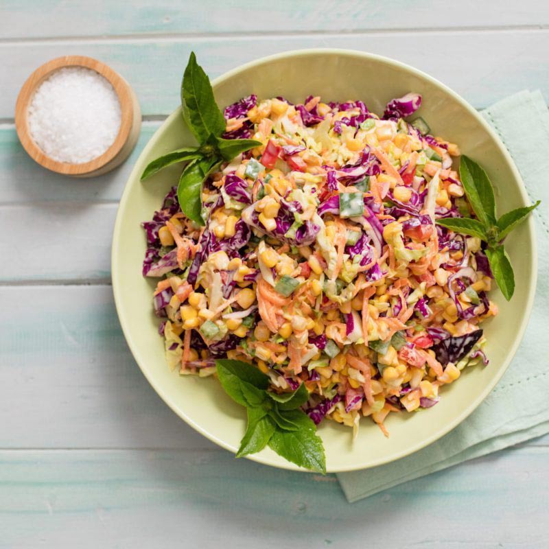 Salad bắp cải trộn thịt gà