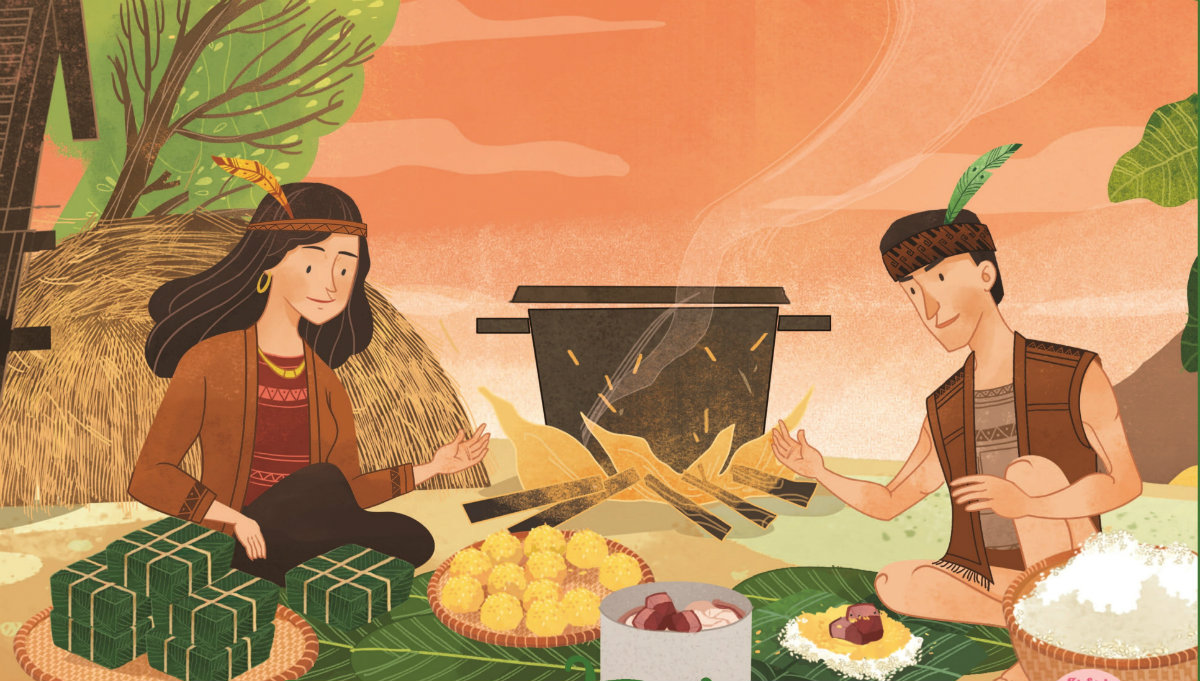 Nguồn gốc của bánh chưng, bánh giầy