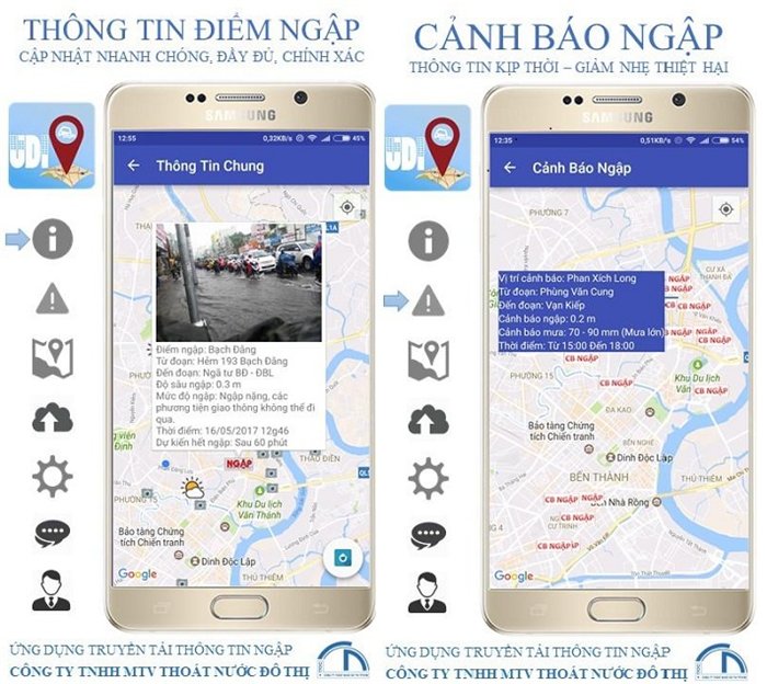 UDI Maps - App theo dõi triều cường cho người dân Nam Bộ UDI Maps - App theo dõi triều cường cho người dân Nam Bộ