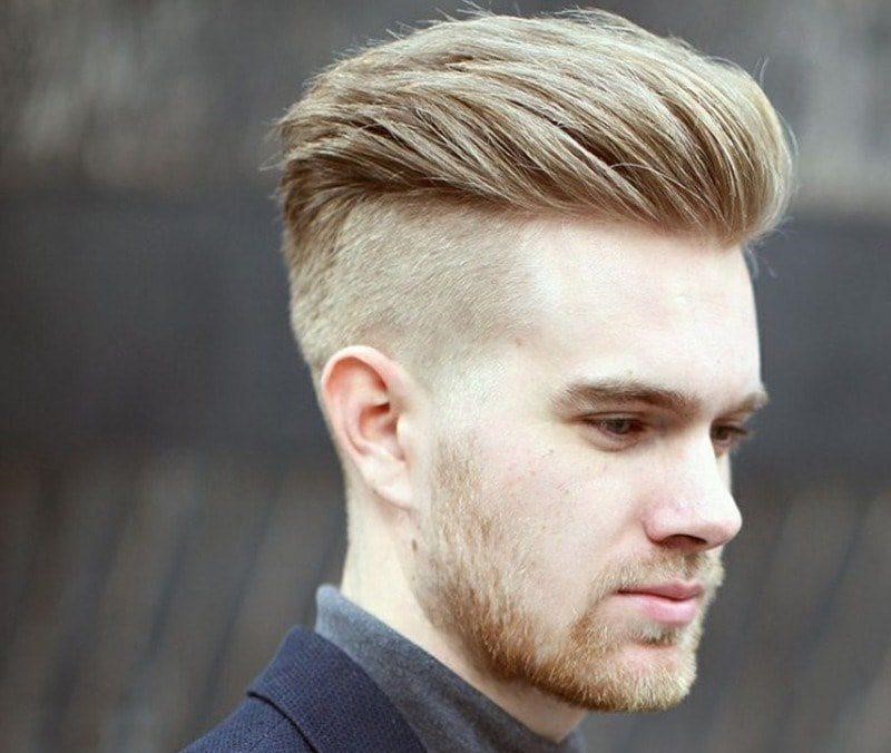 Tóc nam màu nâu khói sáng