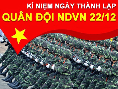 Lời chúc ngày 22/12 hay nhất mừng Quân đội Nhân dân Việt Nam