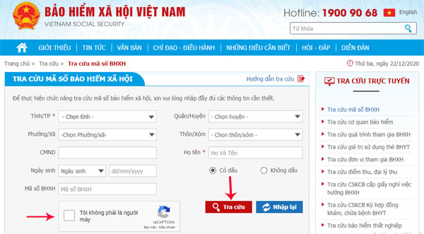 Cách tra cứu mã hộ gia đình