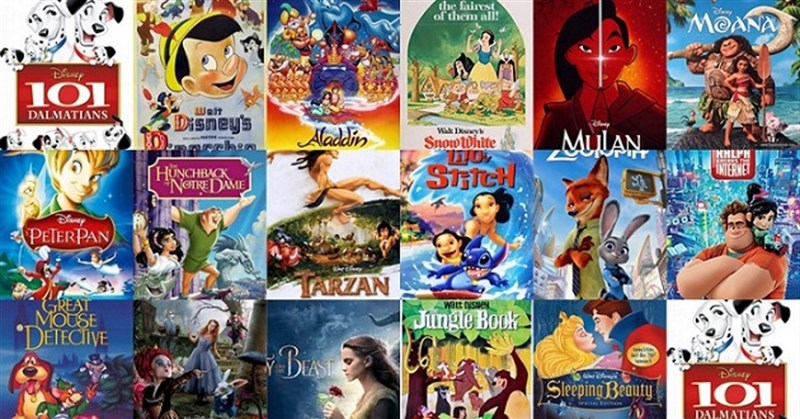 Danh sách những bộ phim hoạt hình chiếu rạp của Disney hay nhất