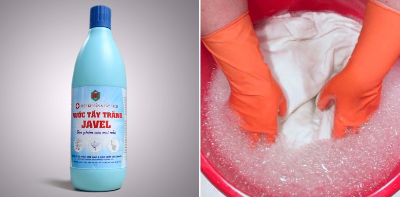 Cách tẩy mốc quần áo bằng thuốc tẩy