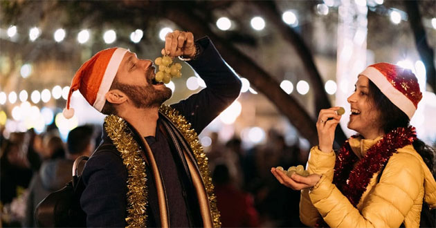 Ăn bao nhiêu quả nho lúc giao thừa ở Tây Ban Nha