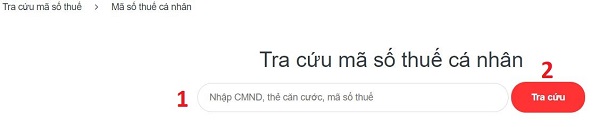 Cách tra cứu mã số thuế cá nhân trên website Mã số thuế