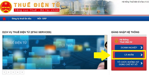Cách tra cứu mst cá nhân trên website Thuế điện tử