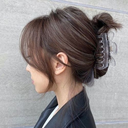 Cách búi tóc bằng kẹp Cách búi tóc bằng kẹp