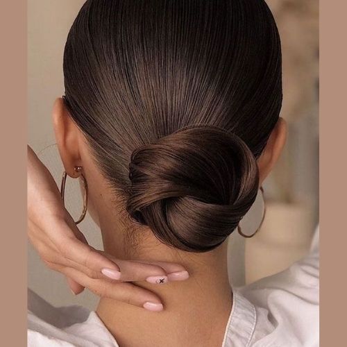 Cách búi tóc thấp cho tóc dài Cách búi tóc thấp cho tóc dài