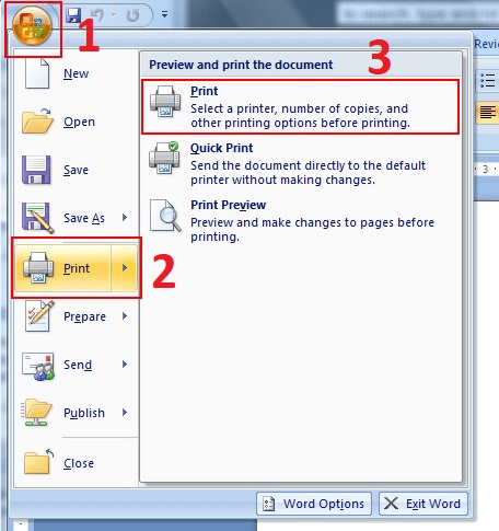 Cách in 2 mặt thủ công (in trang chẵn lẻ) trong Word 2007 Cách in 2 mặt thủ công (in trang chẵn lẻ) trong Word 2007