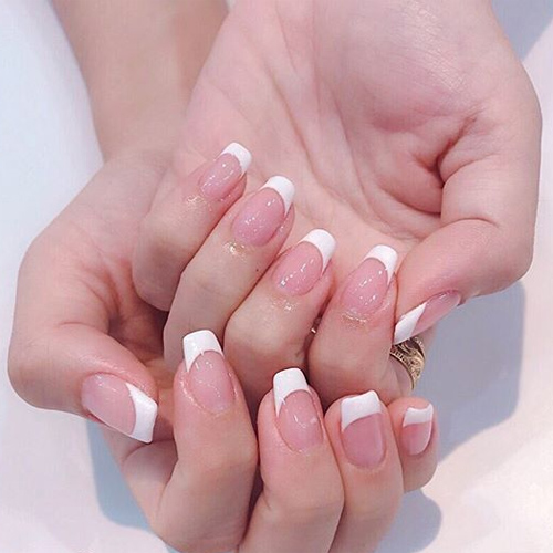 Nail màu hồng