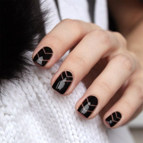 Nail màu đen