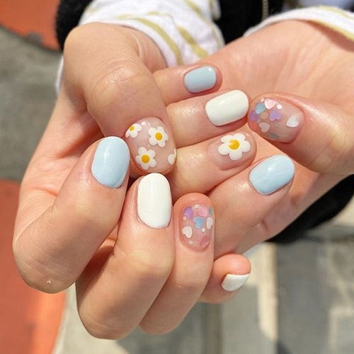 Mẫu móng tay đẹp nhẹ nhàng, đơn giản, dễ thương, cá tính cho nàng đi làm, đi học