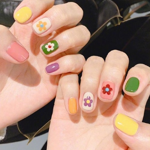 Mẫu móng tay đẹp nhẹ nhàng, đơn giản, dễ thương, cá tính cho nàng đi làm, đi học