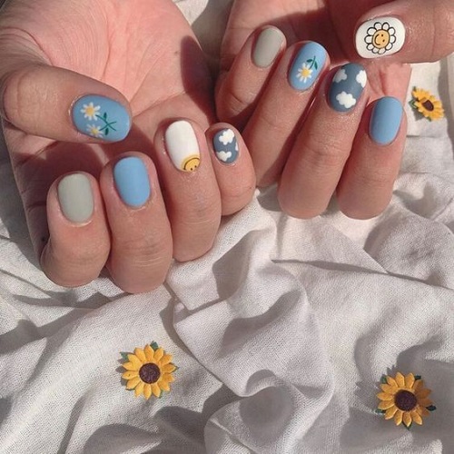 Mẫu móng tay đẹp nhẹ nhàng, đơn giản, dễ thương, cá tính cho nàng đi làm, đi học