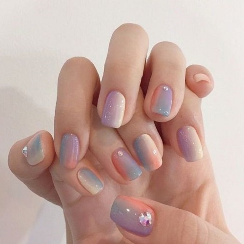 Mẫu móng tay đẹp nhẹ nhàng, đơn giản, dễ thương, cá tính cho nàng đi làm, đi học