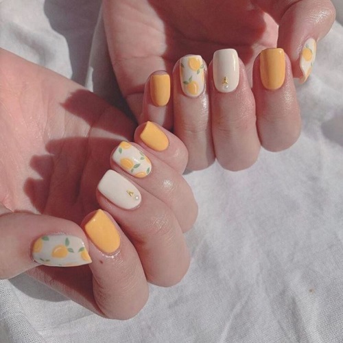 Mẫu móng tay đẹp nhẹ nhàng, đơn giản, dễ thương, cá tính cho nàng đi làm, đi học