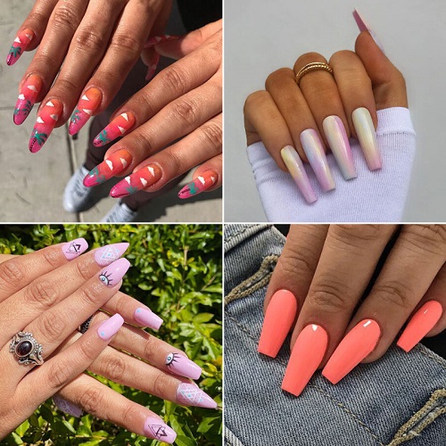 Mẫu móng tay đẹp nhẹ nhàng, đơn giản, dễ thương, cá tính cho nàng đi làm, đi học