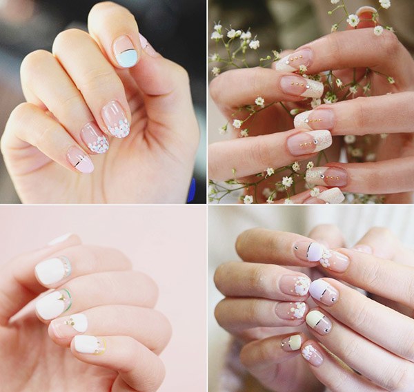 Móng tay cô dâu đẹp