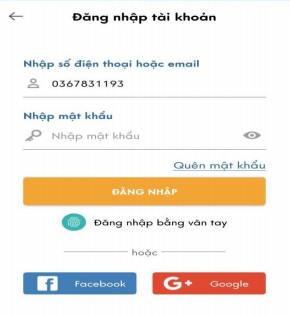 Đăng nhập app ViettelPost bằng mật khẩu Đăng nhập app ViettelPost bằng mật khẩu