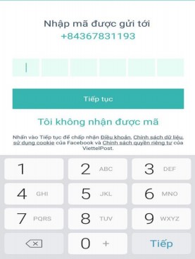 Nhập mã OTP Nhập mã OTP
