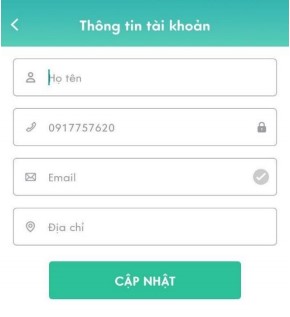 Điền thông tin đăng ký ứng dụng ViettelPost Điền thông tin đăng ký ứng dụng ViettelPost