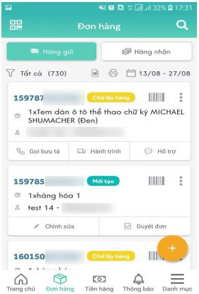 Kiểm tra đơn hàng trên app ViettelPost