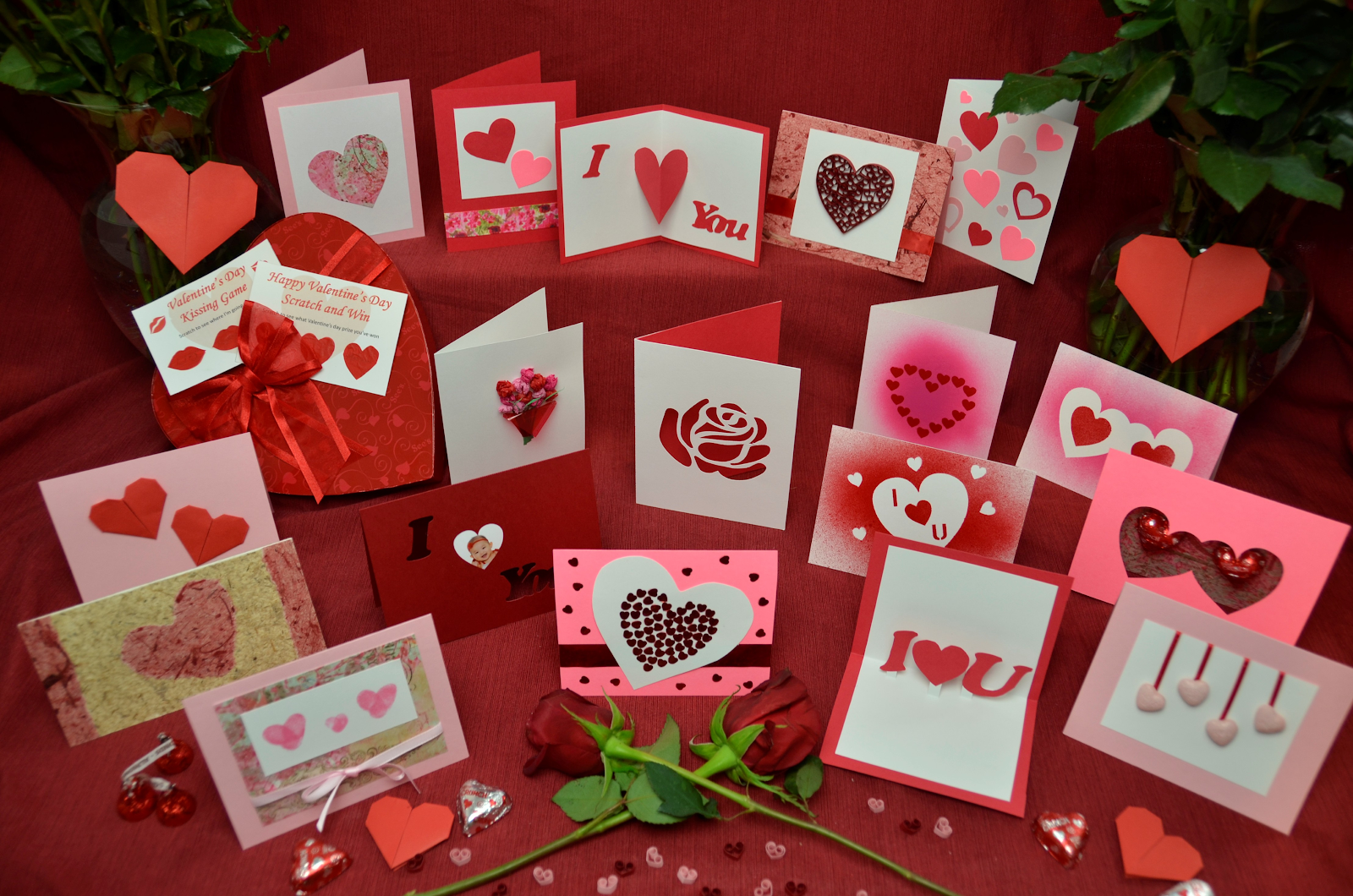 Một số mẫu thiệp Valentine ấn tượng