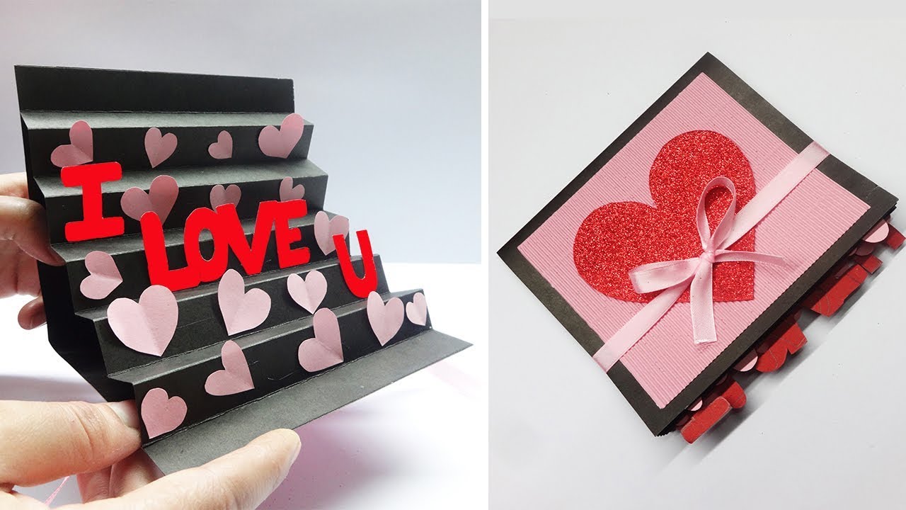 Thiệp Valentine handmade đẹp