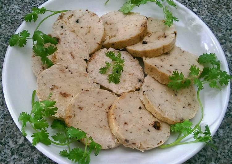 Giò chay bằng tàu hũ ky