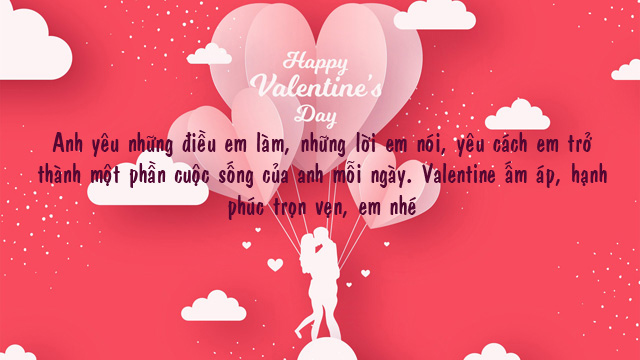 Lời chúc Valentine cho bạn gái ý nghĩa, ngọt ngào Lời chúc Valentine cho bạn gái ý nghĩa, ngọt ngào