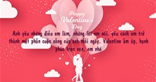 Lời chúc Valentine cho người yêu, vợ, chồng ngọt ngào, ý nghĩa nhân ngày 14/2