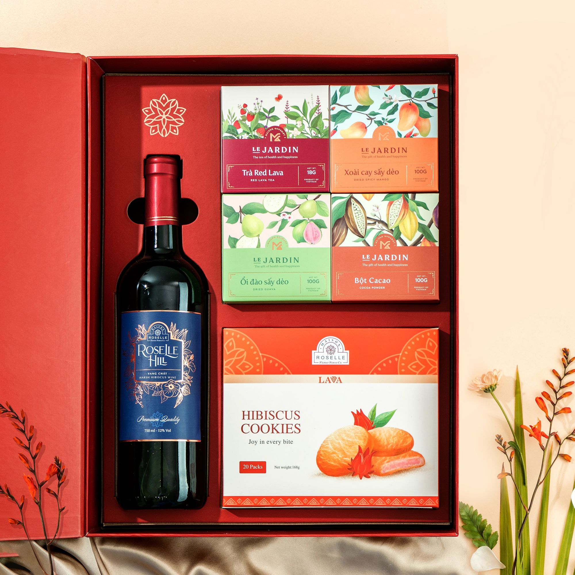 Mẫu giỏ quà Tết đẹp, cao cấp