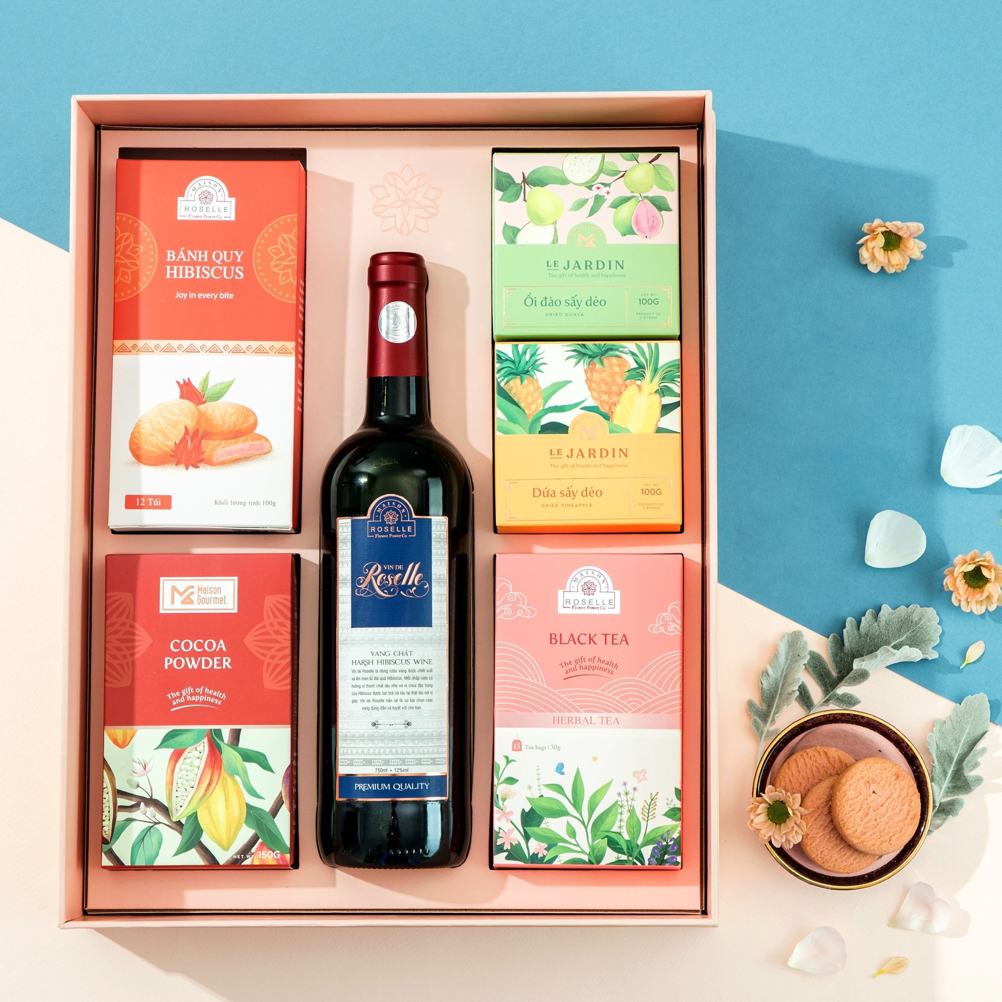 Hộp quà Tết sang trọng, cao cấp