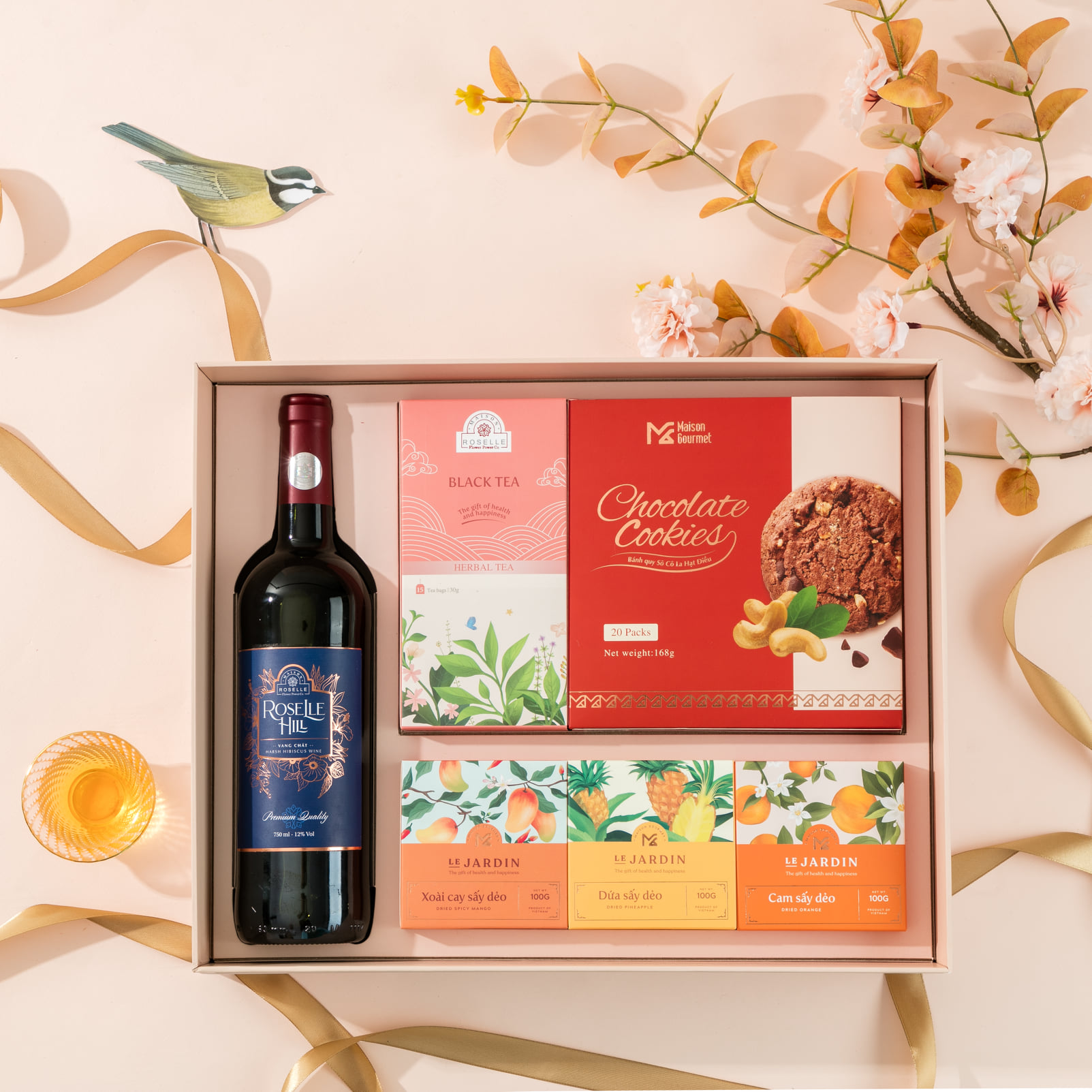 Hộp quà Tết đẹp