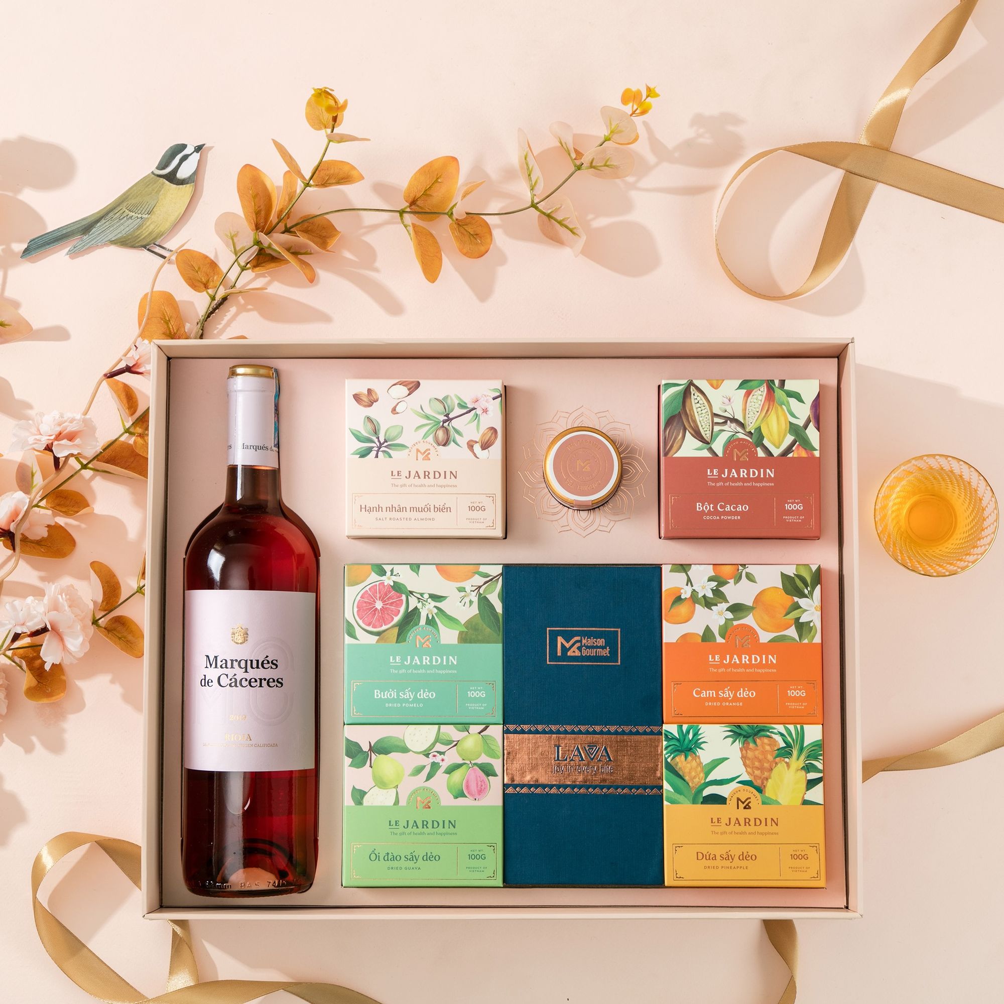 Hộp quà Tết ấn tượng tặng khách hàng