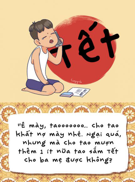 Ảnh chế Tết hài hước cho người xa quê 9 Ảnh chế Tết hài hước cho người xa quê 9