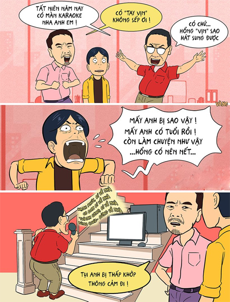 Hát karaoke có tay vịn là gì