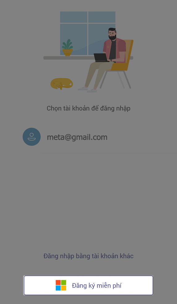 Nhấn nút “Đăng ký miễn phí”