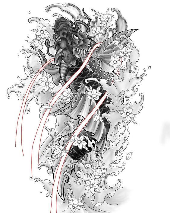 Cá chép hóa rồng đẹp Cá chép hóa rồng đẹp