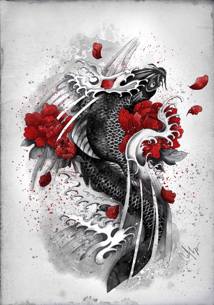 Hình tượng ý nghĩa cá chép vượt Vũ Môn Hình tượng ý nghĩa cá chép vượt Vũ Môn