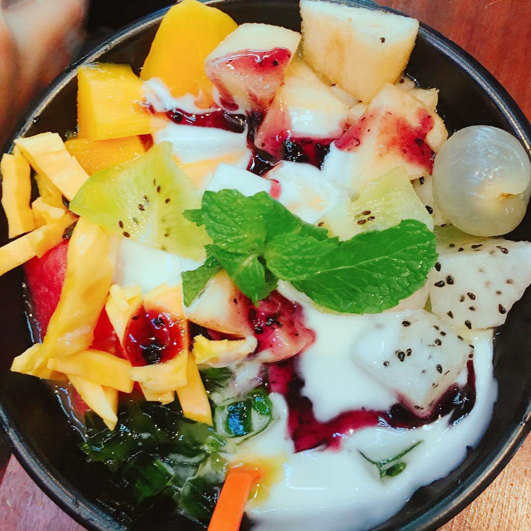 Hoa quả dầm - món ăn vặt ai cũng mê