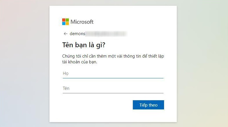 Cách đăng ký Microsoft Teams bằng email