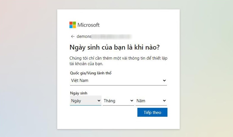 Cách đăng ký Microsoft Teams bằng email