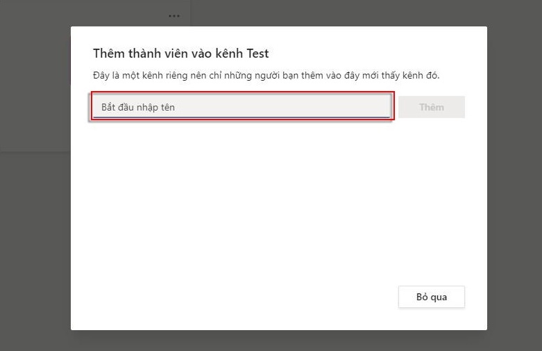 Cách tạo kênh trên Microsoft Teams