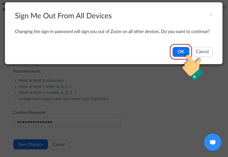 Cách đổi pass Zoom Cách đổi pass Zoom