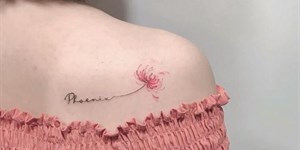 20+ hình xăm hoa bỉ ngạn ở vai, tay, lưng, chân đẹp cho nữ