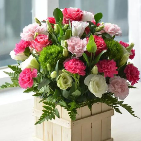 Mẫu cắm hoa cẩm chướng Mẫu cắm hoa cẩm chướng